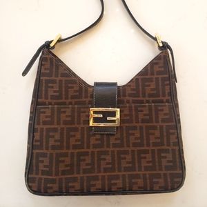 Vintage FENDI S.A.S. Roma FF Zucca bag shoulder bag
